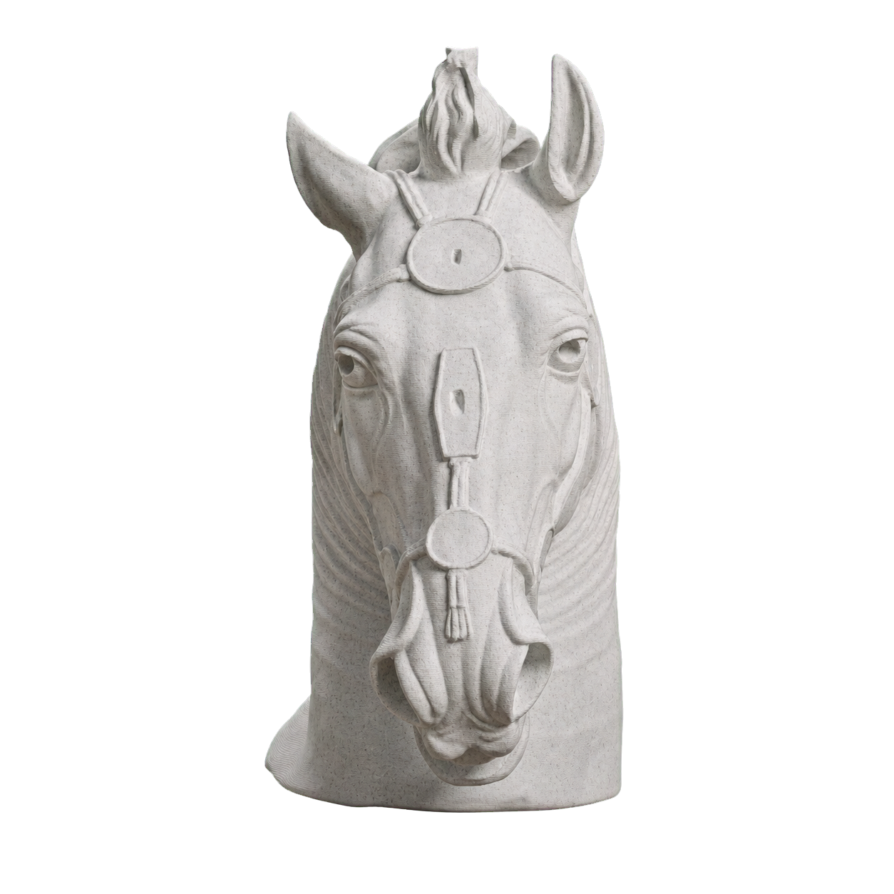 Horse Head Marble Stone collectible bust