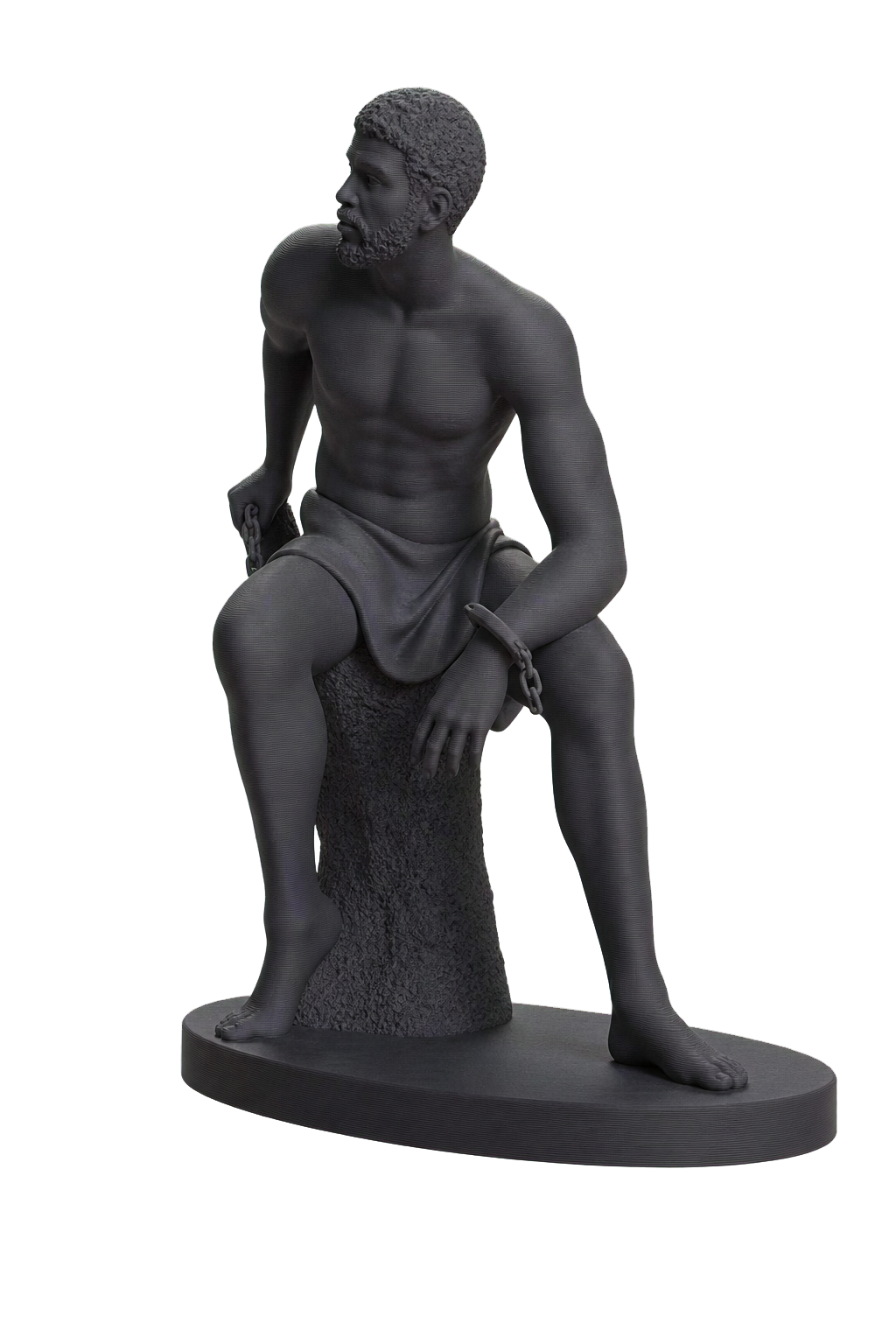 The Freed Man Charcoal Black collectible bust