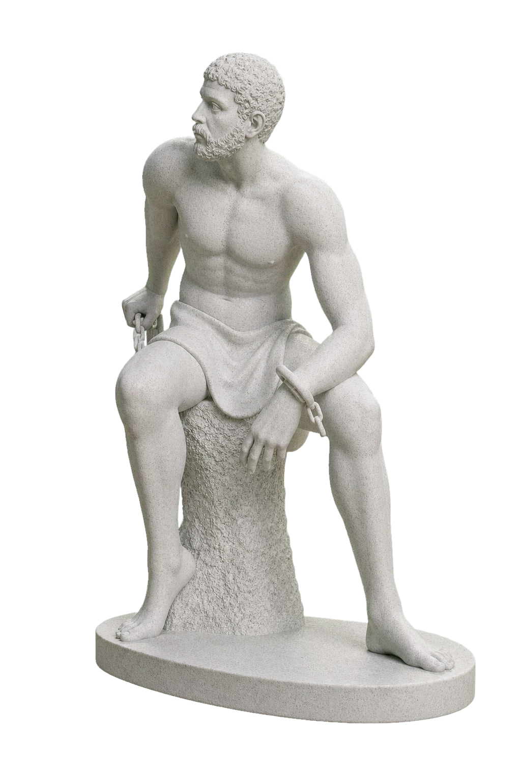The Freed Man Marble Stone collectible bust