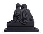 Paolo and Francesca Charcoal Black collectible bust