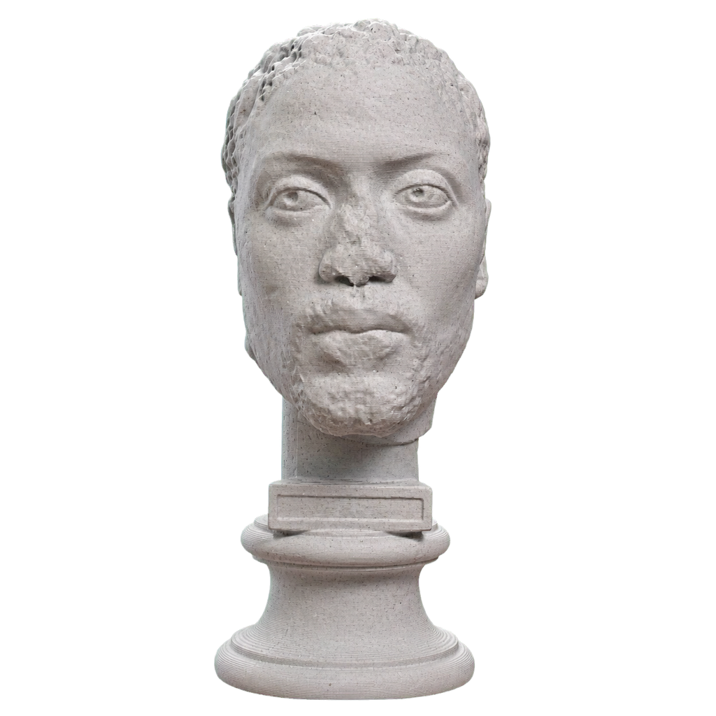 Memnon of Ethiopia Marble Stone collectible bust