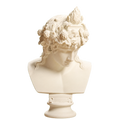 Bust of Antinous as Dionysus Ivory White collectible bust