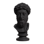 Bust of Marcus Aurelius Charcoal Black collectible bust