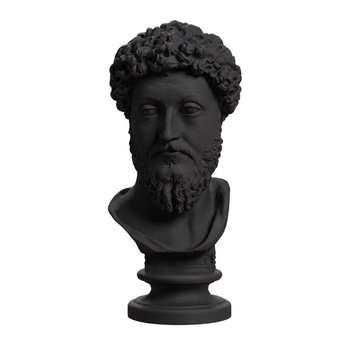 Bust of Marcus Aurelius Charcoal Black collectible bust