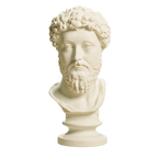 Bust of Marcus Aurelius Ivory White collectible bust