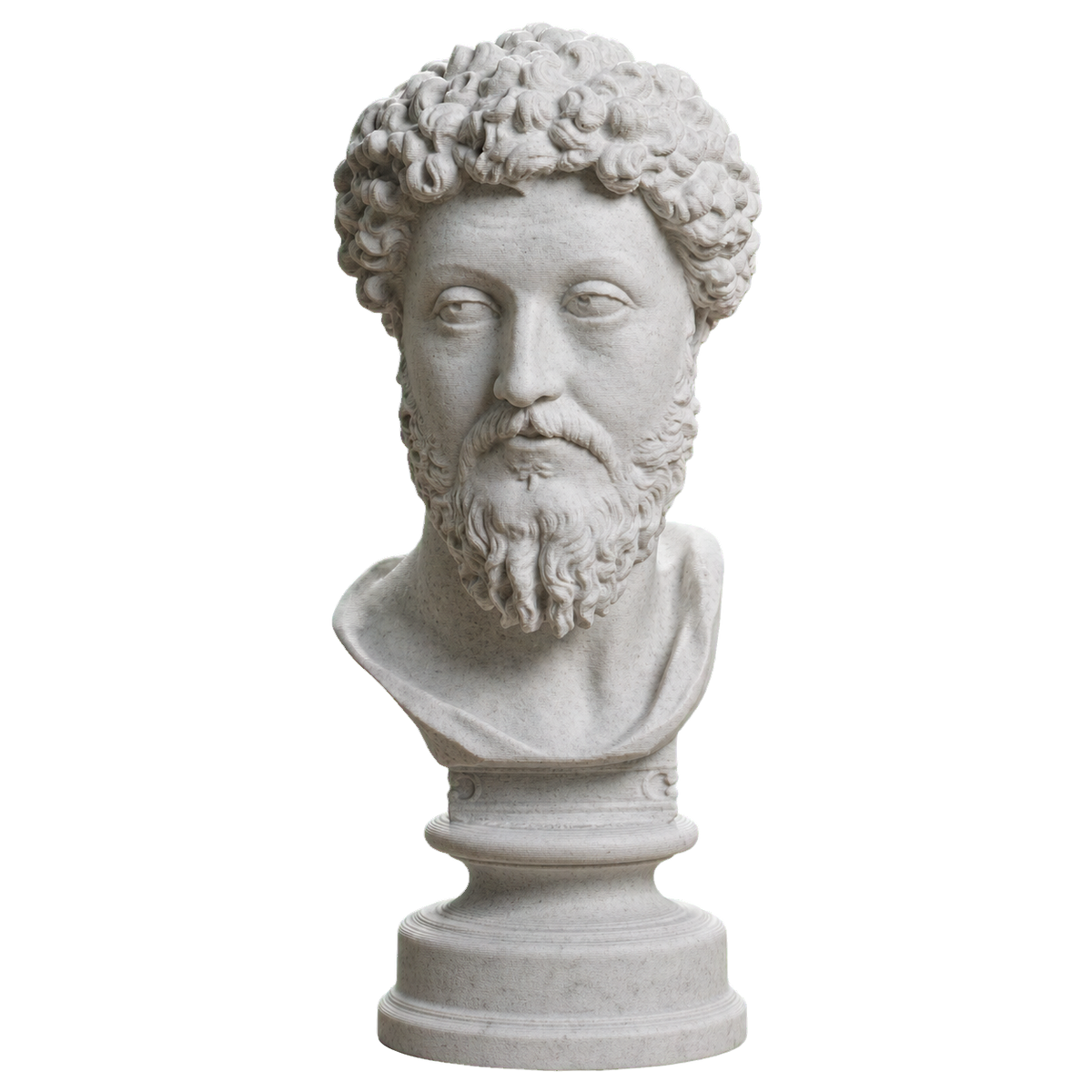 Bust of Marcus Aurelius Marble Stone collectible bust