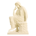 Seated Woman Penelope Ivory White collectible bust