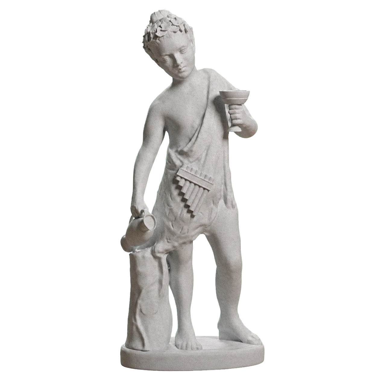 Pan Marble Stone collectible bust