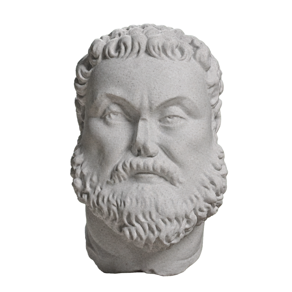 Head of Emperor Maximian Marble Stone collectible bust