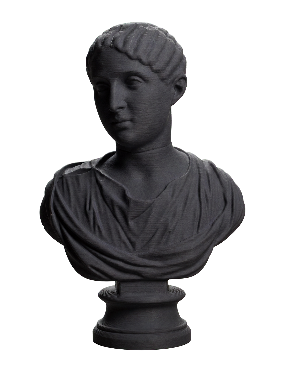 Portrait of Tranquillina Charcoal Black collectible bust