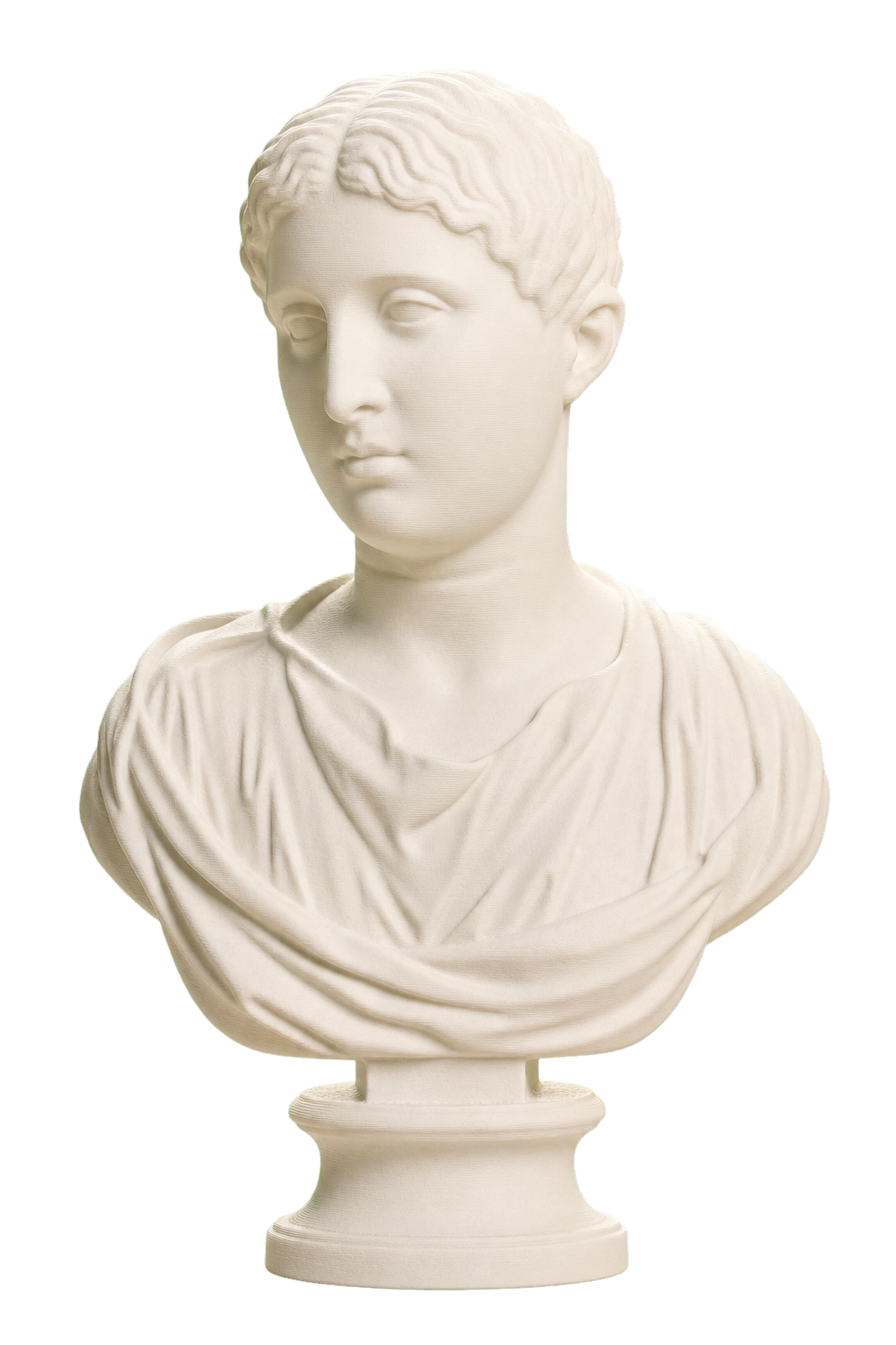 Portrait of Tranquillina Ivory White collectible bust