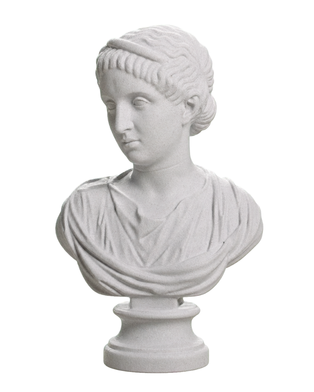 Portrait of Tranquillina Marble Stone collectible bust