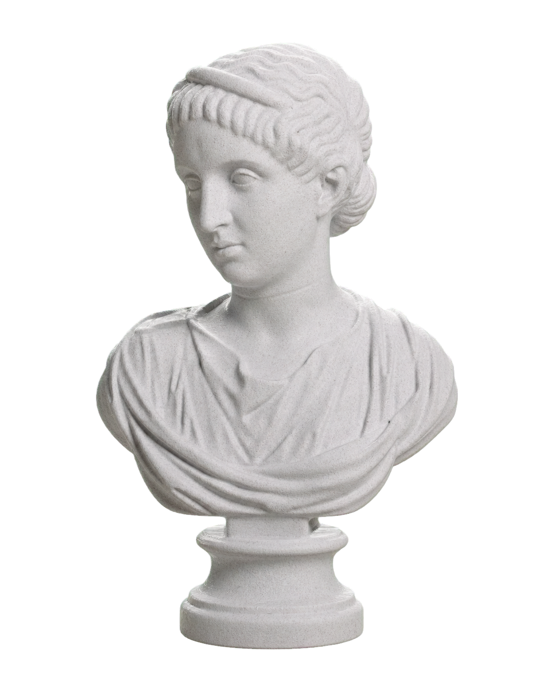 Portrait of Tranquillina Marble Stone collectible bust
