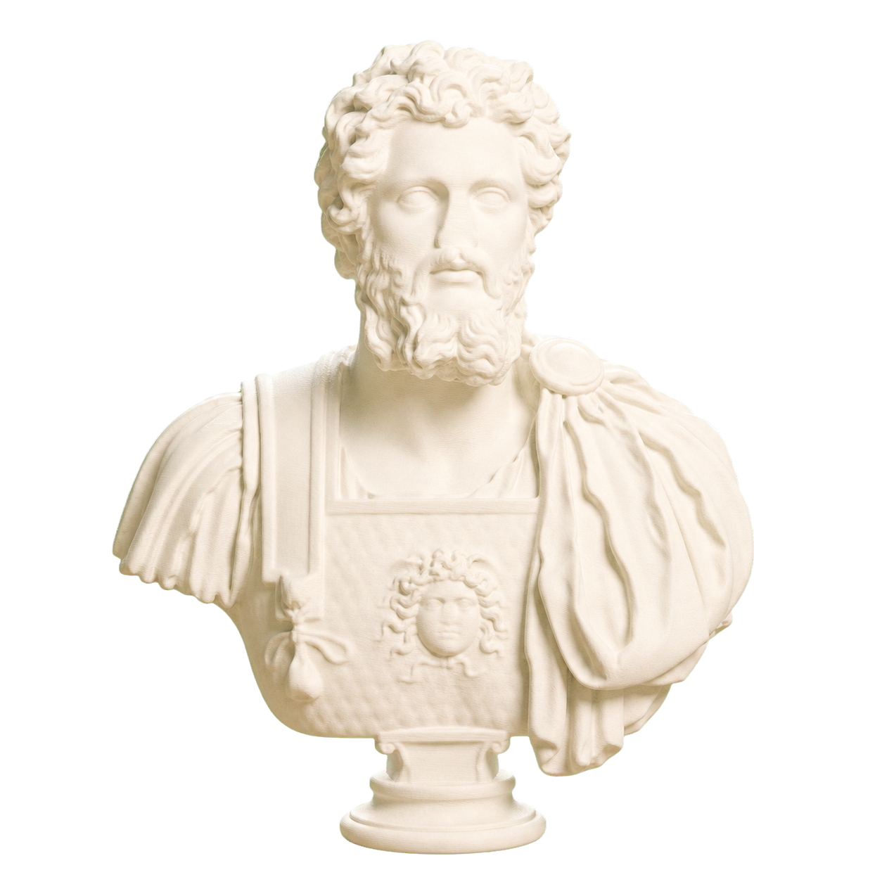 Bust of Septimius Severus Ivory White collectible bust