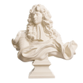 Louis XIV Ivory White collectible bust