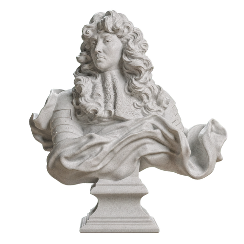 Louis XIV Marble Stone collectible bust
