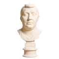 Bust of an elderly Roman woman Ivory White collectible bust