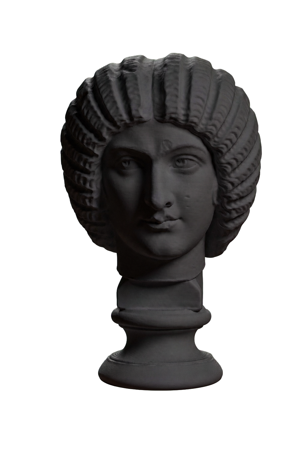 Portrait of Julia Domna Charcoal Black collectible bust