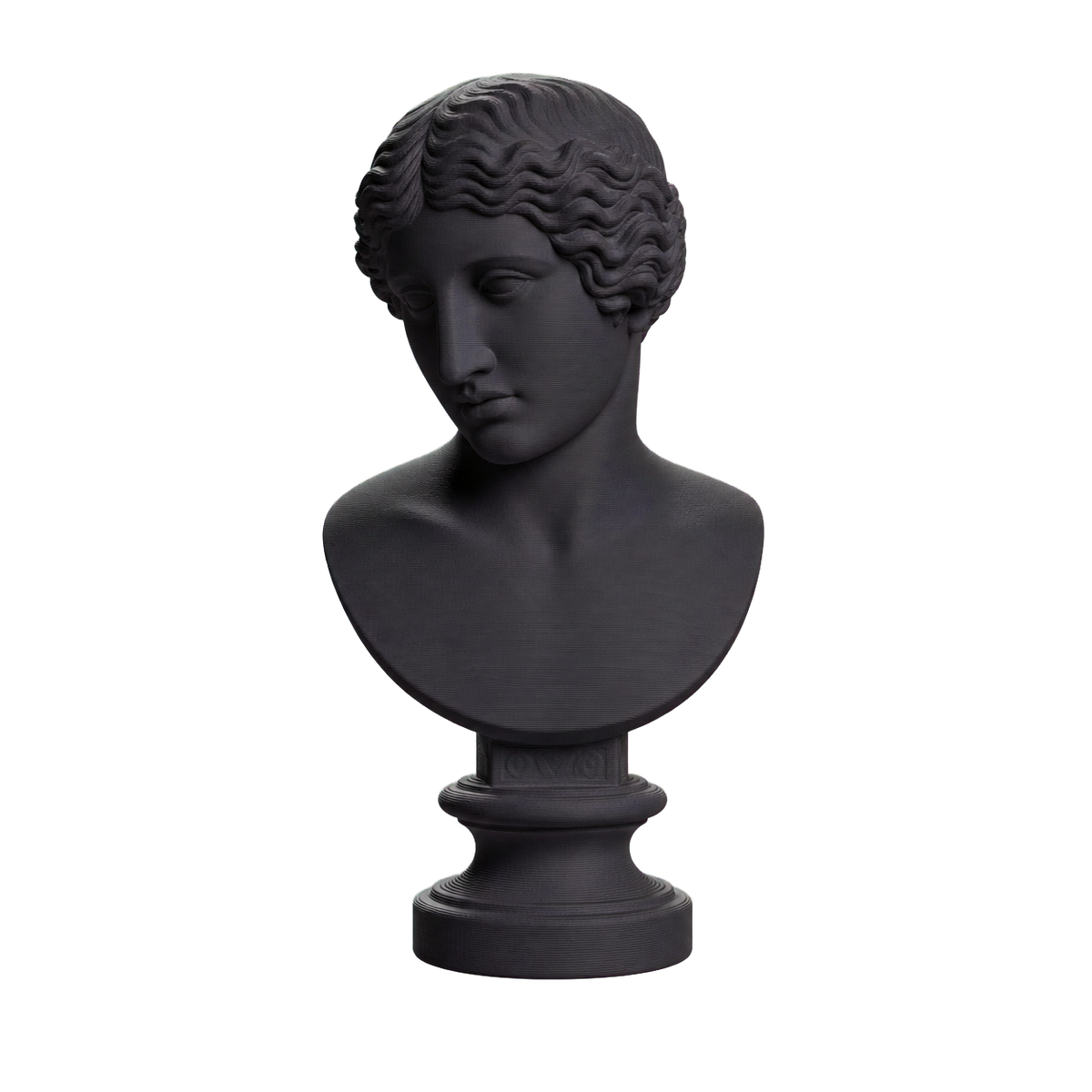 Head Charcoal Black collectible bust
