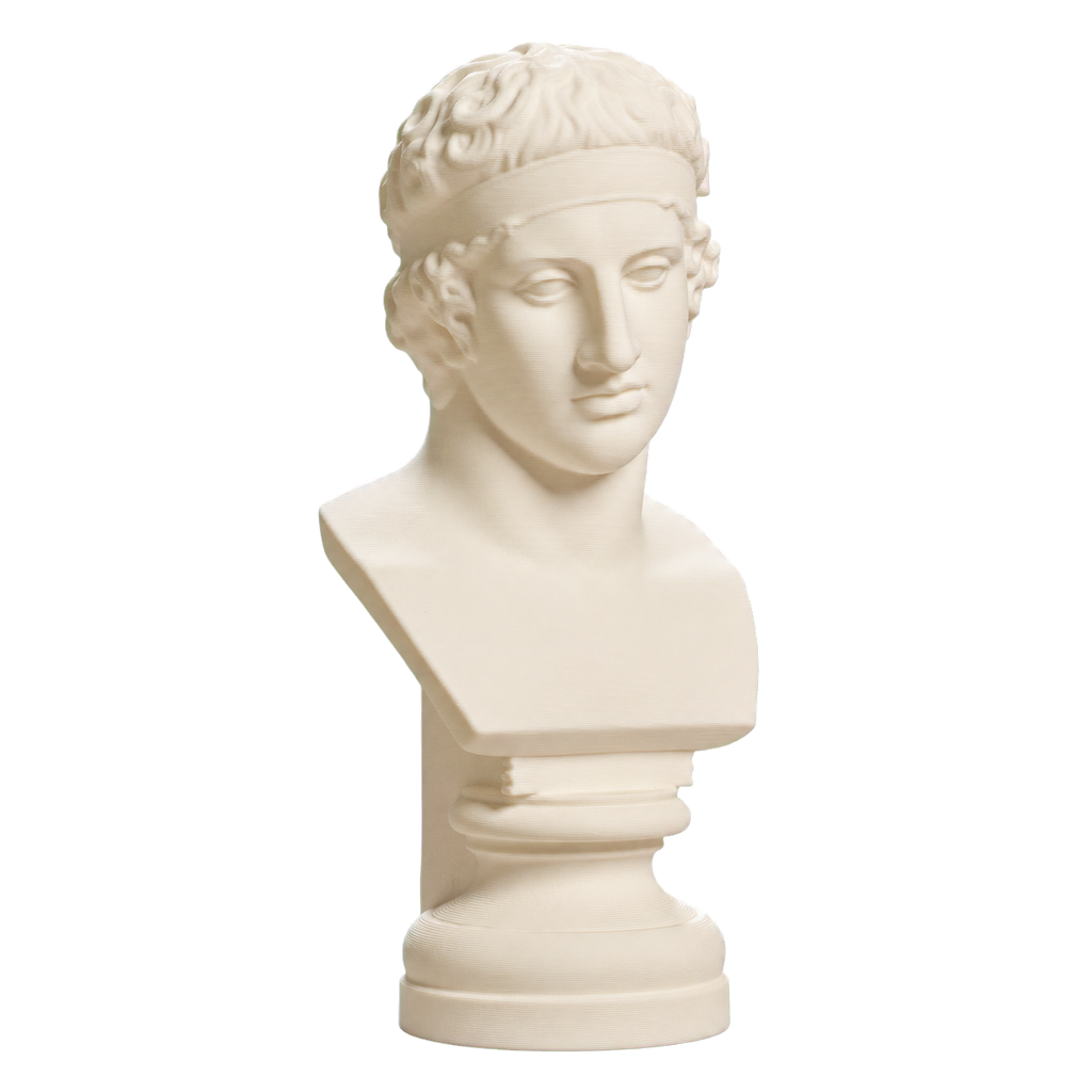 Bust of The Diadumenos type Ivory White collectible bust