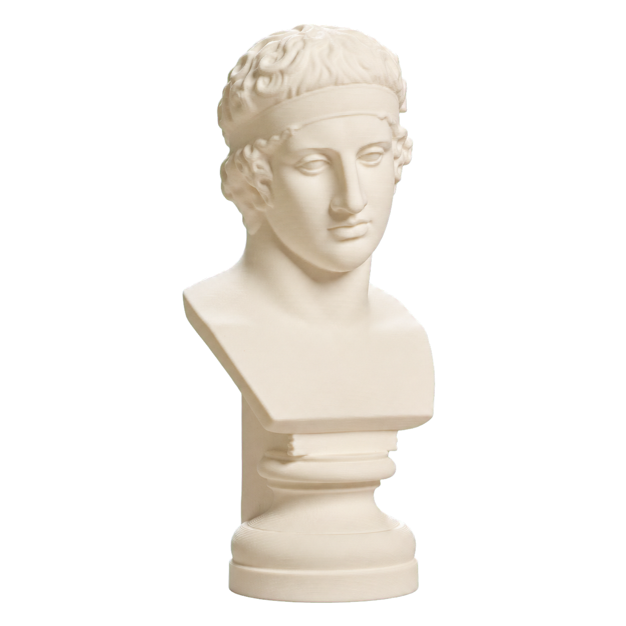 Bust of The Diadumenos type Ivory White collectible bust
