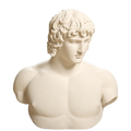 Portrait of Antinous Ivory White collectible bust