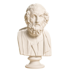 Portrait of Homer Blind type Ivory White collectible bust