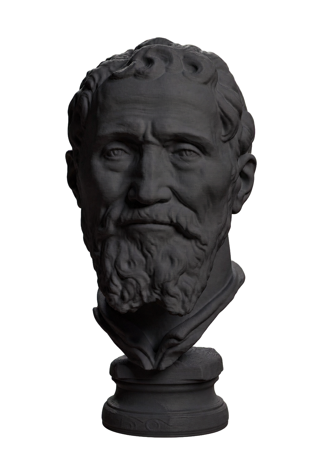 Portrait of Michelangelo Charcoal Black collectible bust