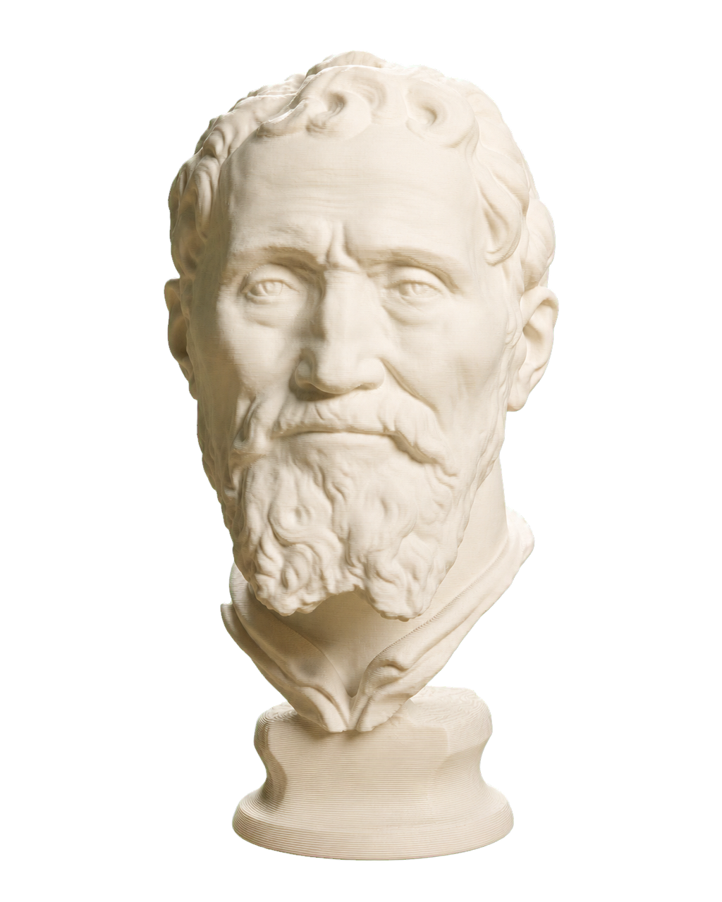 Portrait of Michelangelo Ivory White collectible bust