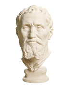 Portrait of Michelangelo Ivory White collectible bust