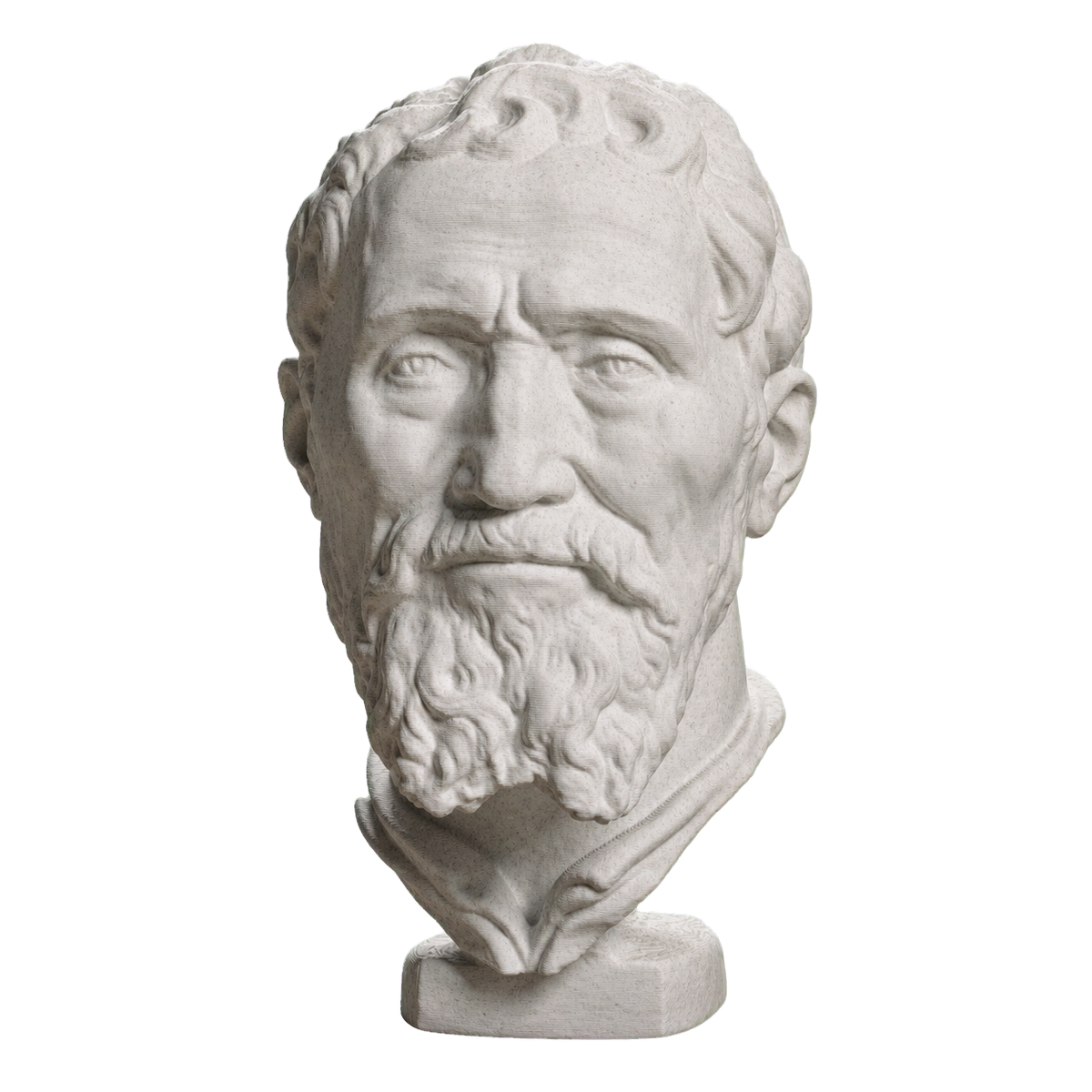 Portrait of Michelangelo Marble Stone collectible bust
