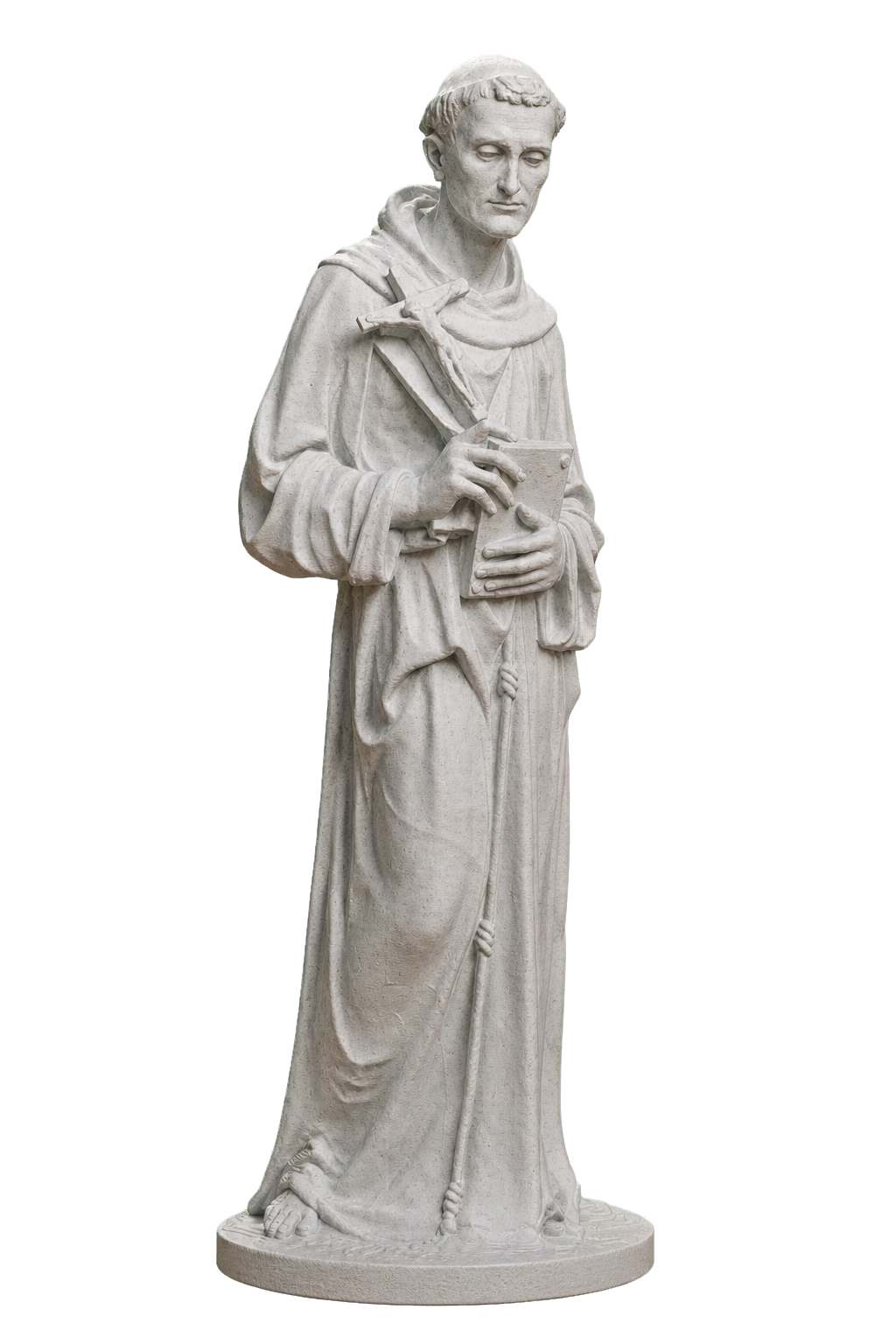 St Francis of Assisi Marble Stone collectible bust
