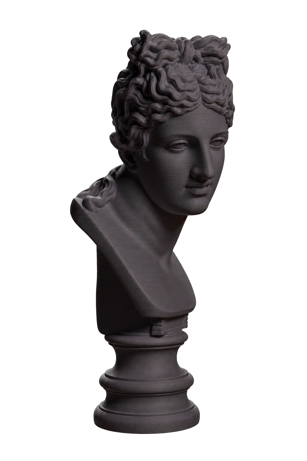 Bust of a woman Charcoal Black collectible bust