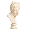 Bust of a woman Ivory White collectible bust