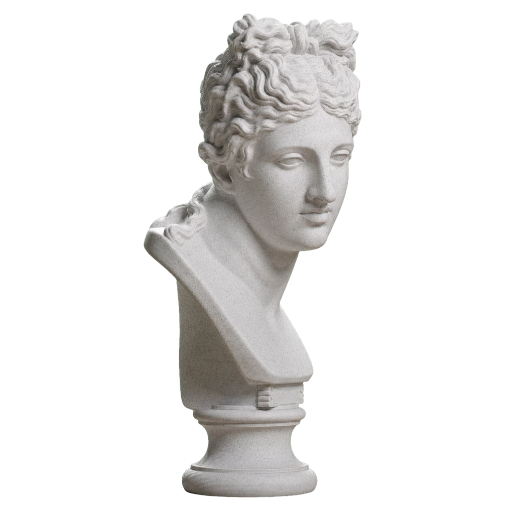 Bust of a woman Marble Stone collectible bust