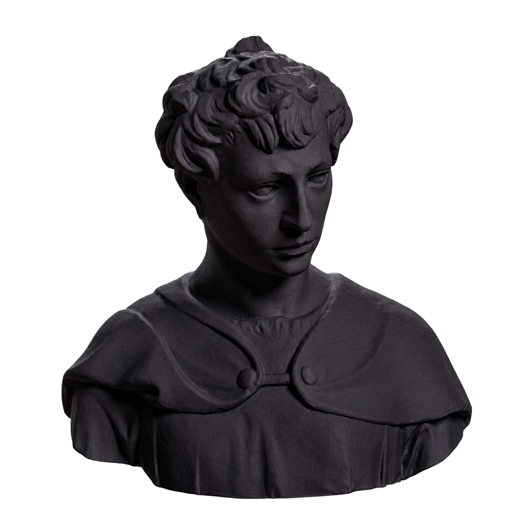 Bust of John the Baptist Charcoal Black collectible bust