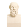 Portrait of Socrates Ivory White collectible bust