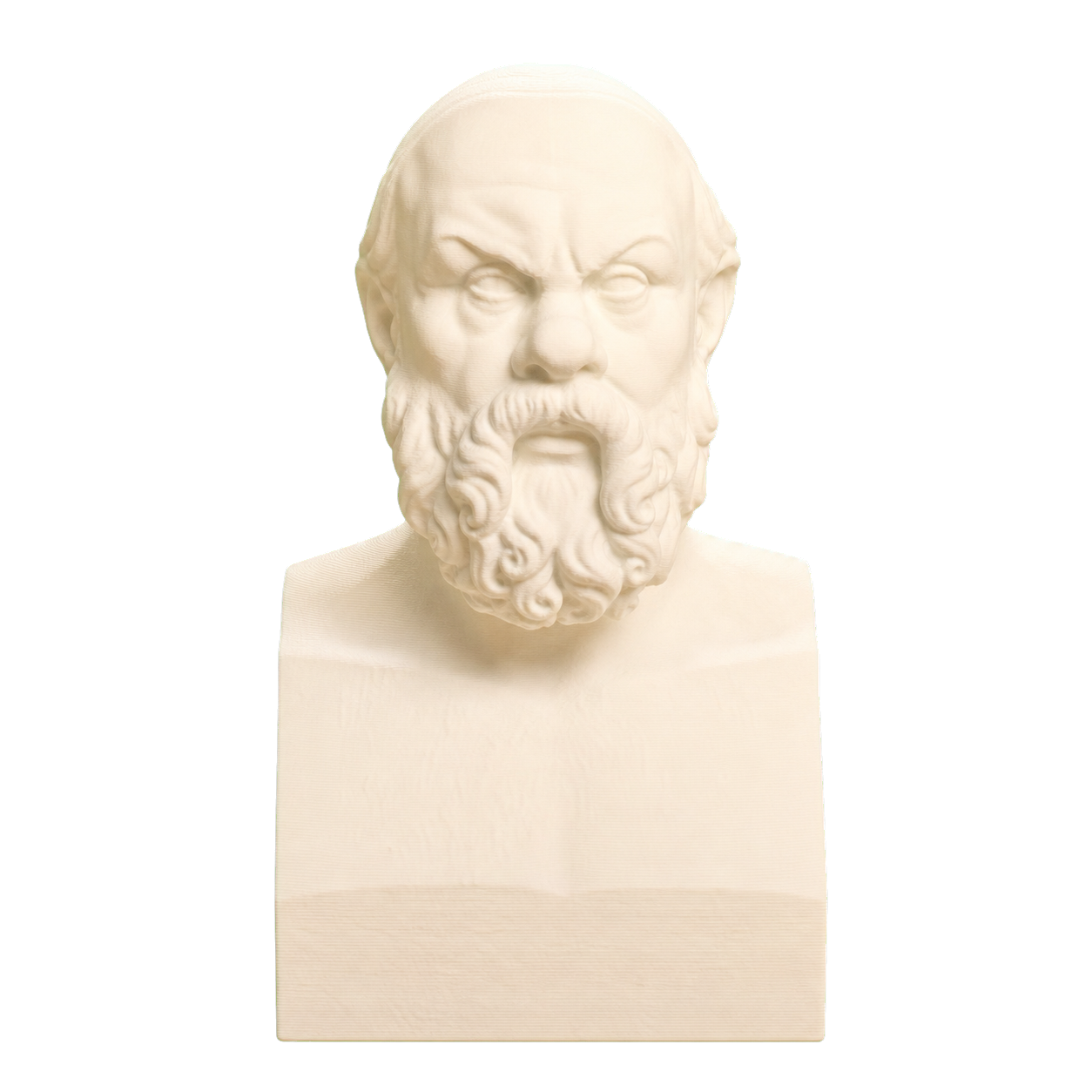 Portrait of Socrates Ivory White collectible bust