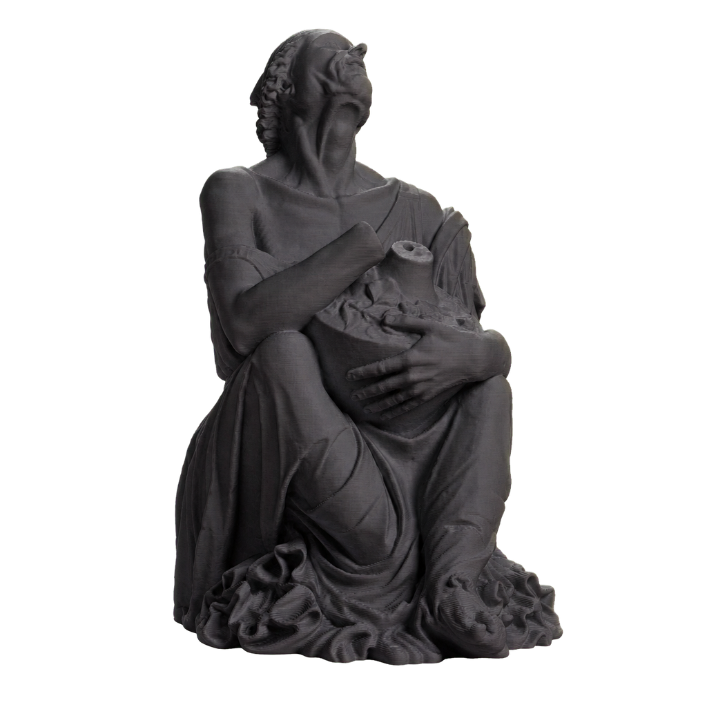 The Old Drunkard Charcoal Black collectible bust