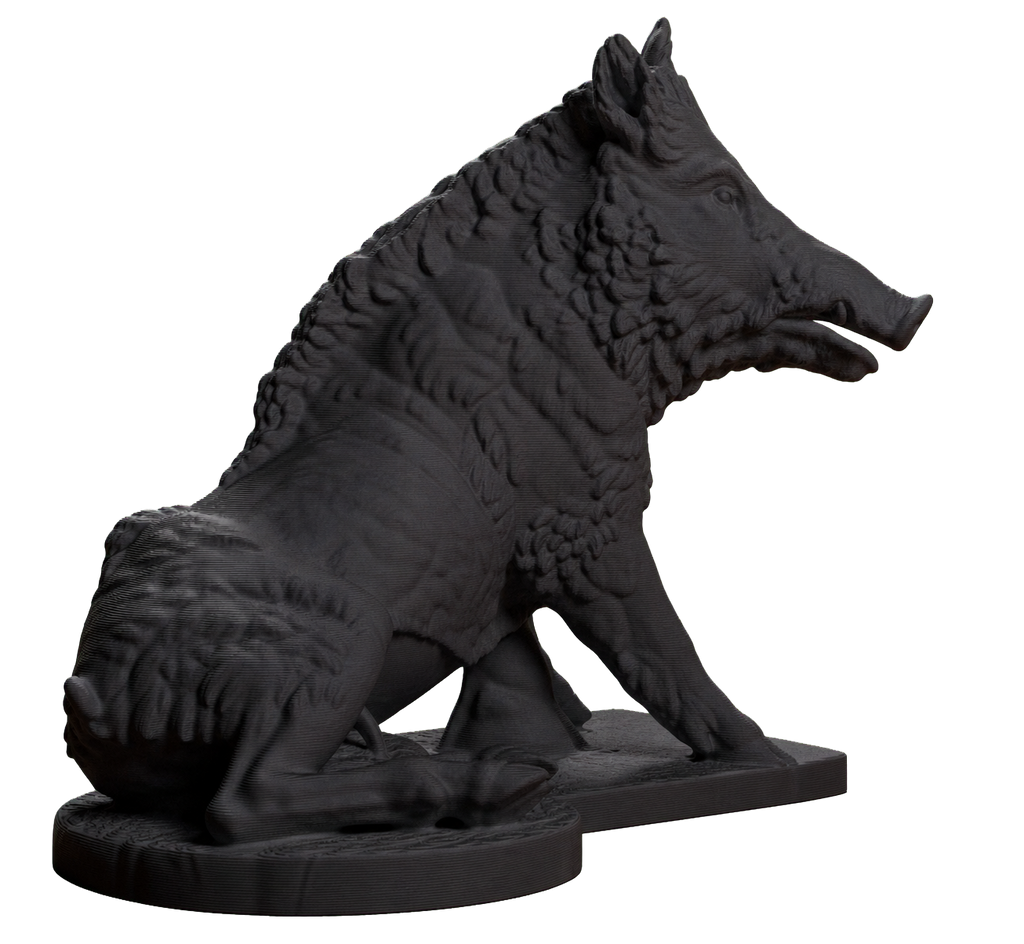 The Wild Boar Porcellino Charcoal Black collectible bust