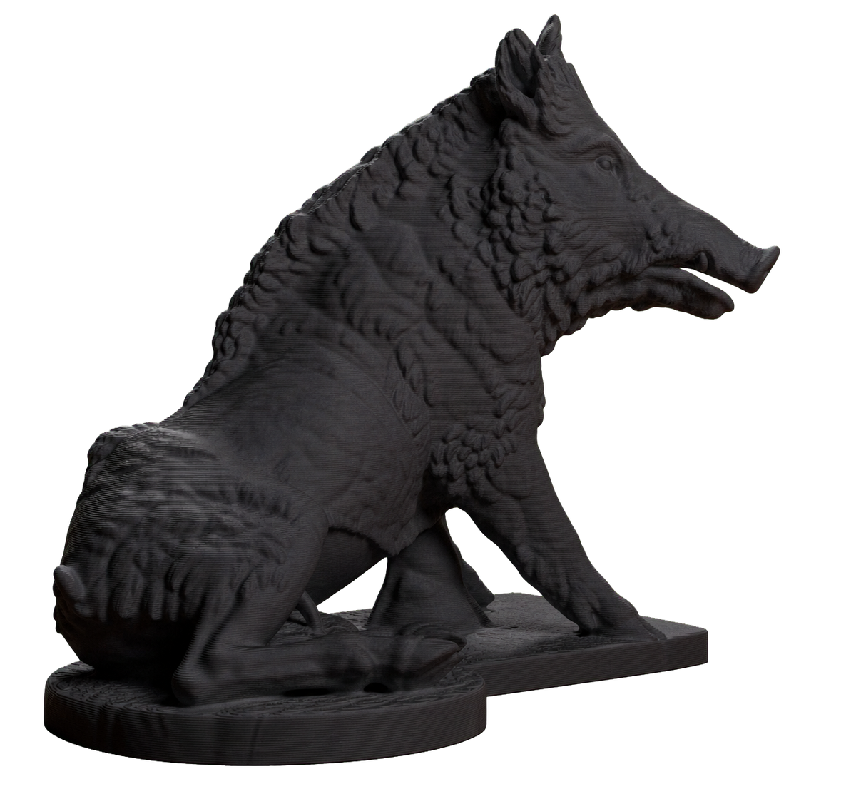 The Wild Boar Porcellino Charcoal Black collectible bust