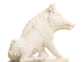 The Wild Boar Porcellino Ivory White collectible bust