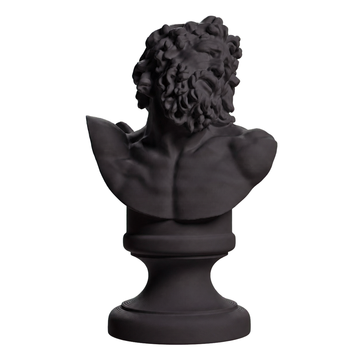 Bust of Laocoon Charcoal Black collectible bust