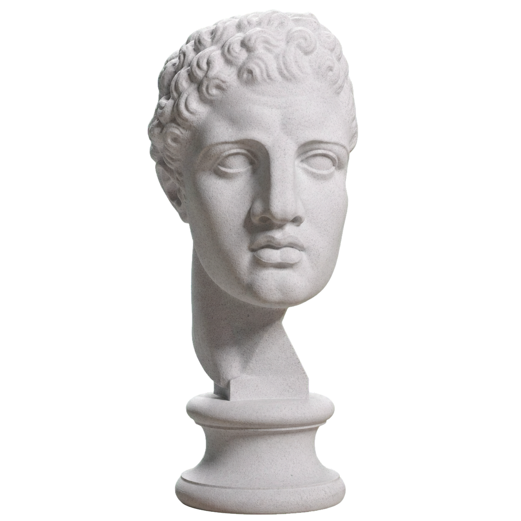 Fragmentary head of Hercules (from the Lansdowne Herakles) Marble Stone collectible bust