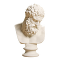 Bust of the Farnese Hercules Ivory White collectible bust