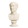 Farnese Caesar Ivory White collectible bust