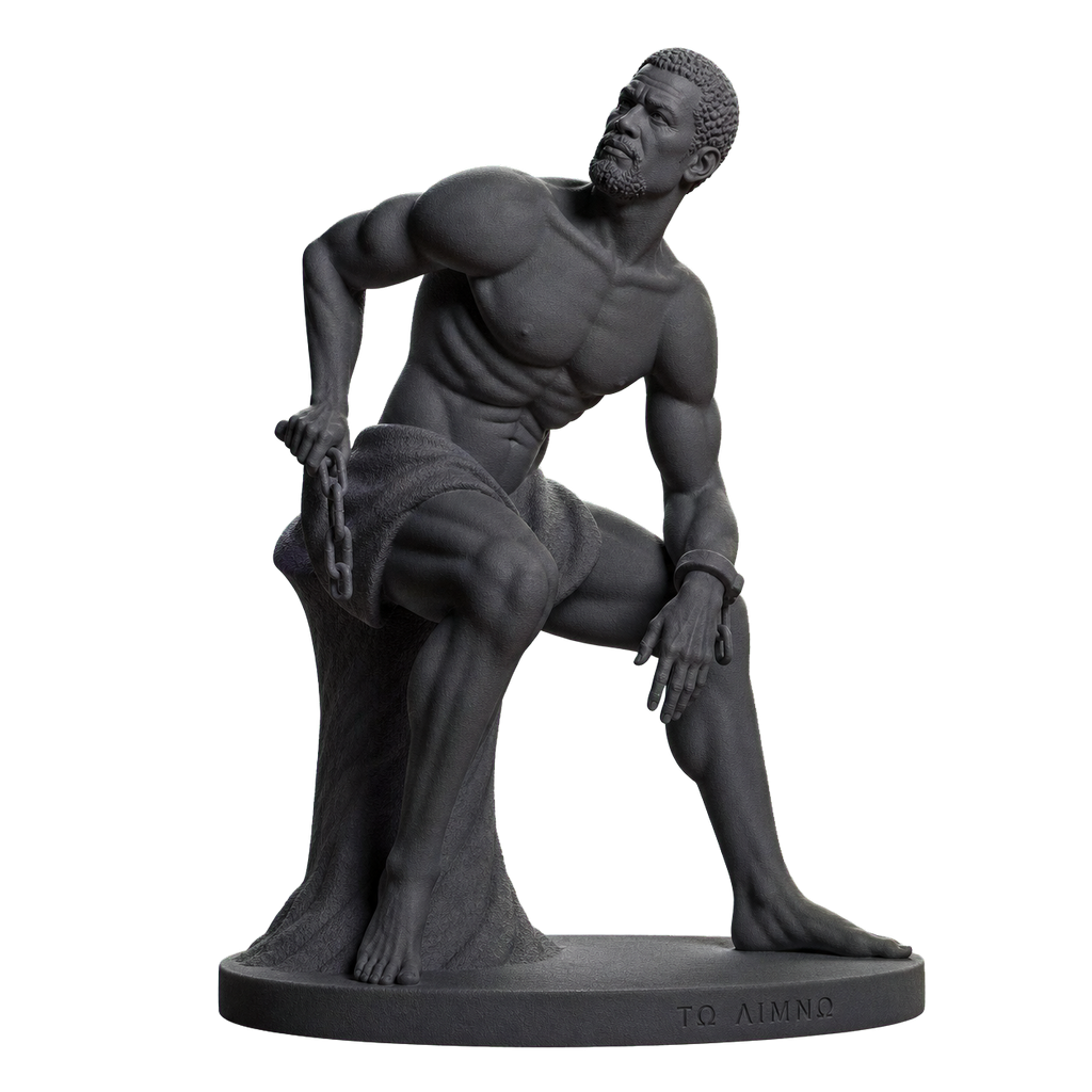 The Freedman Charcoal Black collectible bust