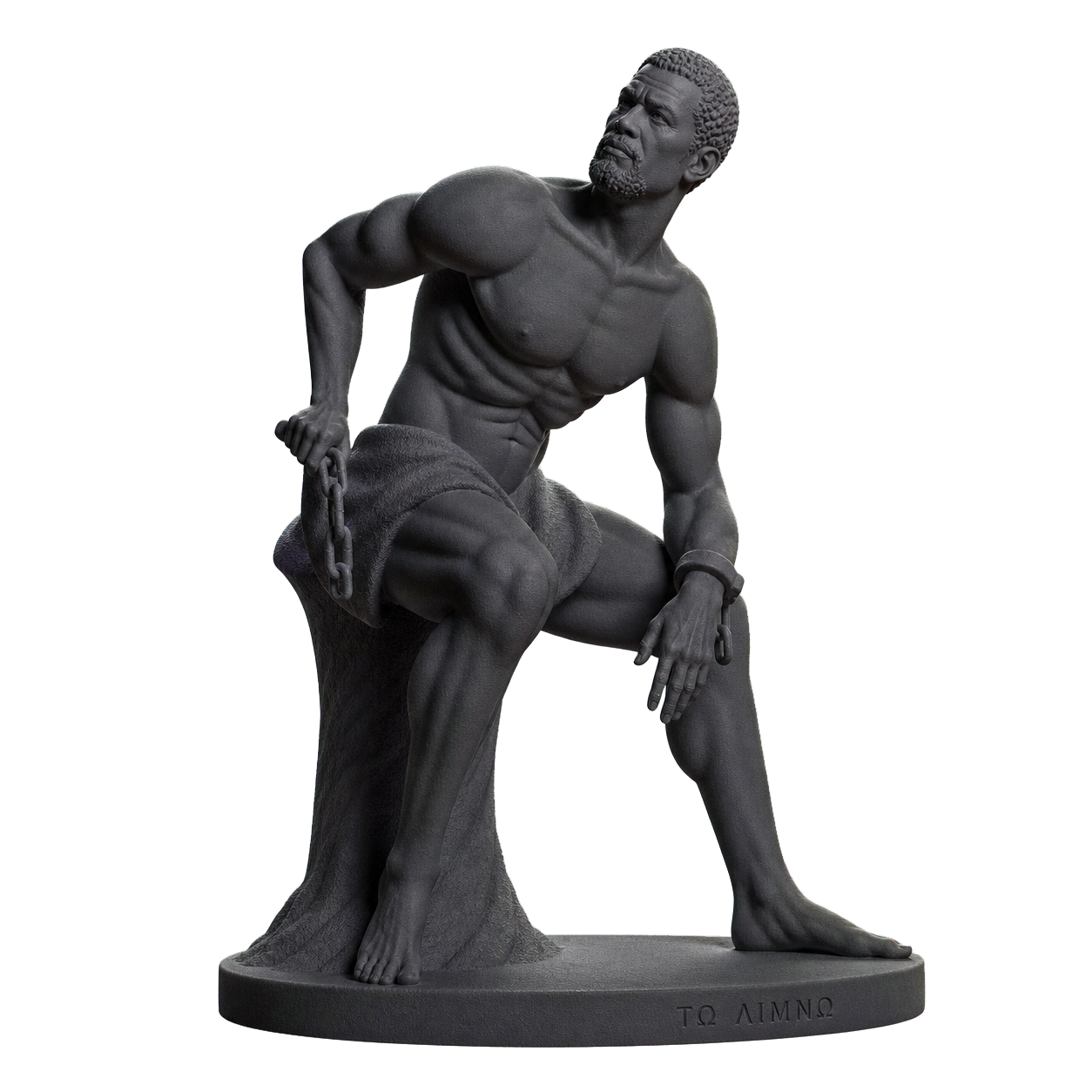 The Freedman Charcoal Black collectible bust