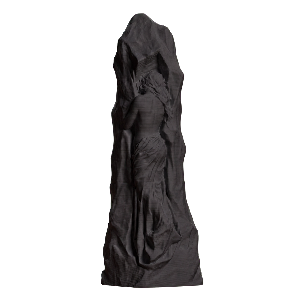 Sepulchral Monument to the Artist's Mother Signe Tegner Charcoal Black collectible bust