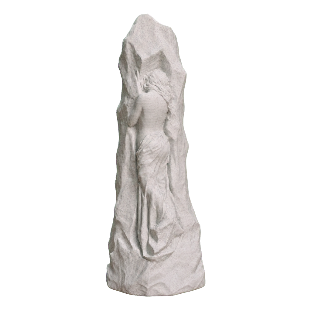 Sepulchral Monument to the Artist's Mother Signe Tegner Marble Stone collectible bust